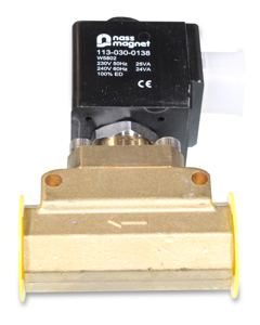 High-pressure valve 230V 70 bar 1/2" EN228 f/sealing ringV18